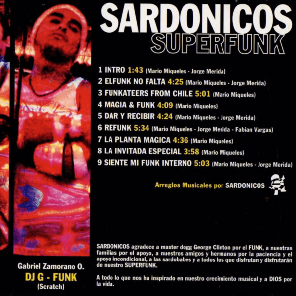 Disco Superfunk de Sardonicos Cover E